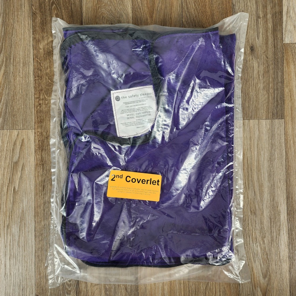 Safety Sleeper Coverlet Purple‎ Series 100 CVEL100PU-2 Twin NEW